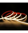 5m 9W/m waterdichte slim COB strip - 230V, IP67, 296/m LED, tape op de achterzijde, tot 50m