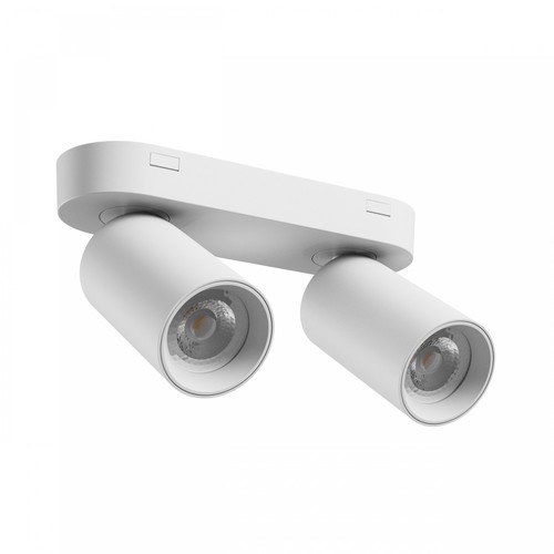 Plafondlamp met 2 spots, GU10 - Wit, IP20 binnen, zonder lichtbron