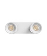 Plafondlamp met 2 spots, GU10 - Wit, IP20 binnen, zonder lichtbron