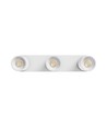 Plafondlamp met 3 spots, GU10 - Wit, IP20 binnen, zonder lichtbron