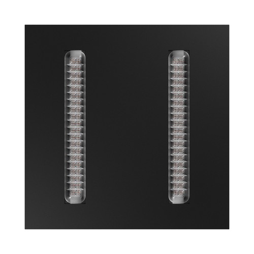 60x60 ALGINE DOPPIO LED paneel, 40W - 150lm/W, Zwart frame, 5 jaar garantie, inbouw/opbouw