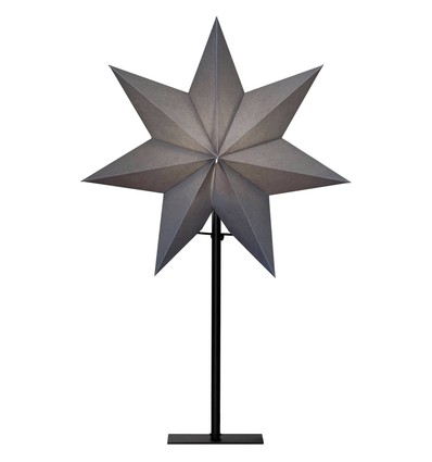 EGLO OZEN PAPIRS STJERNE BORDLAMPE TIL E14 I SORT/GRÅ