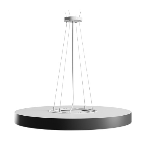 60cm 65W Nymphea Optima plafondlamp - CCT, 7800lm, zwarte ring, 5 jaar garantie