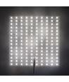 25x25 vouwbaar RGBW LED-paneel RA95 15W - 24V DC, IP20