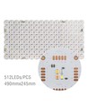 Vouwbaar LED Paneel RGB+NW RA95 - 24V DC, IP20, 49x24, 45W