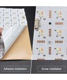 Vouwbaar LED Paneel RGB+NW RA95 - 24V DC, IP20, 49x24, 45W