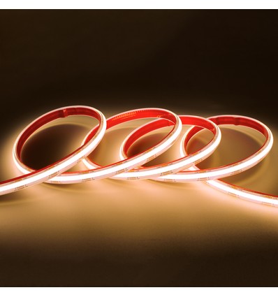 5m 20W/m Waterdichte COB CCT LED-strip RA90 - 24V DC, IP68, 576 LED