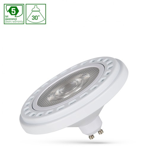 GU10 20W AR111 LED lamp, RA90 - 30 graden, 2700K, 1600lm, 5 jaar garantie