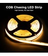 5m 12W/m COB LED-strip IC looplicht/running - 24V DC, looplicht, 120 LED's per meter