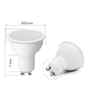 GU10 5W Rode LED-spot