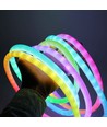 3m RGBIC Neon flex slang - USB, IP20, complete set, geweven touw, Bluetooth App, afstandsbediening
