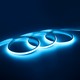 5m 9W/m Lichtblauw Dot-free COB-LED strip - 24V DC, IP67, 240 LED/m, 5 jaar garantie