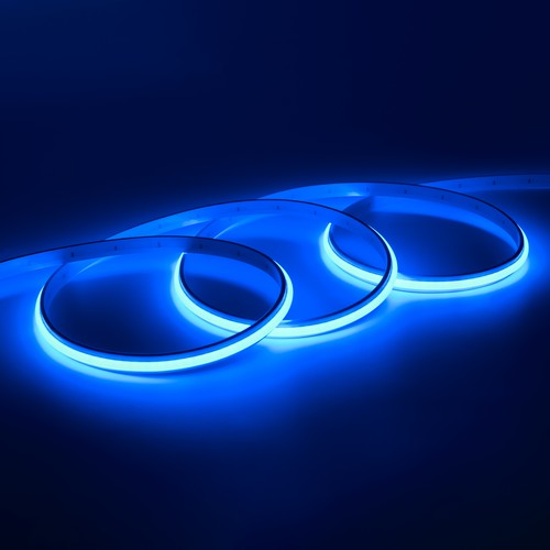 5m 9W/m Blauwe Dot-free COB-LED strip - 24V DC, IP67, 240 LED/m, 5 jaar garantie