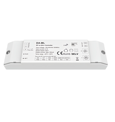 LEDlife rWave DALI-controller - Push-dim, ontlasting aan beide uiteinden