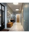 20/30/40W LED CCT plafondlamp - 3 lichtkleuren, Ø33cm, Hoogte: 5cm, IP44, witte rand