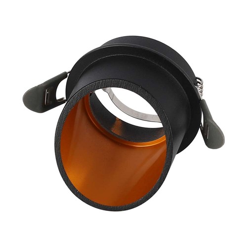 Vt-974 lamp GU10 - rond zwart