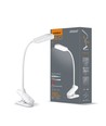 6W LED dimbare bureaulamp met klem - Helsinki, 370lm, 3-staps CCT, wit, 120° stralingshoek