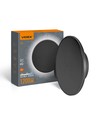 Dome 12W ronde LED wandlamp - IP65, CCT, zwart