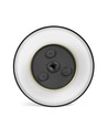 Dome 12W ronde LED wandlamp - IP65, CCT, zwart