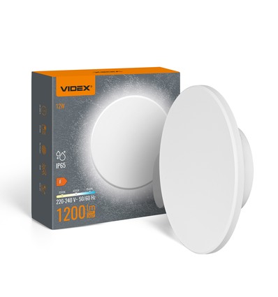 Dome 12W ronde LED wandlamp - IP65, CCT, wit