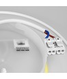 Dome 12W ronde LED wandlamp - IP65, CCT, wit