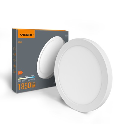 18W LED plafondlamp, CCT - 103lm/W, IP21, 21,7x21,7cm, witte rand, instelbare lichtkleur, inbouw/opbouw