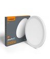 24W LED plafondlamp, 3CCT - 292x292mm, 2500-2900lm, IP20 binnen, witte rand, incl. lichtbron