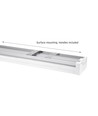 120cm Limea Prismatica CCT LED armatuur - 20/30/40W, 130lm/W, IP44, IK10, 3CCT, 5 jaar garantie