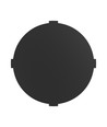 10W Ronde CCT wandlamp - IP65, zwart, 360°, 3-in-1 CCT