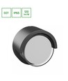 10W buitenwandlamp, CCT - 3 lichtkleuren, asymmetrisch licht, IP65, zwart