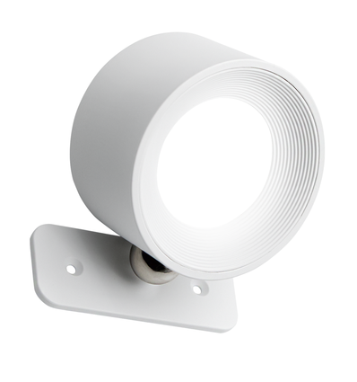 4,5W Oplaadbare wandlamp CCT - IP20, rond, wit, 360° draaibaar, incl. lichtbron en afstandsbediening