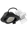 7W Ø8,3cm DimToWarm+CCT inbouwspot dimbaar RA96 - Gat: Ø6,8 cm, Zwart
