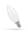 E14 4W LED kaarslamp - C35, filament, mat glas