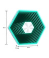 10 stuks Hexagon Infinity Wandlamp - RGBIC