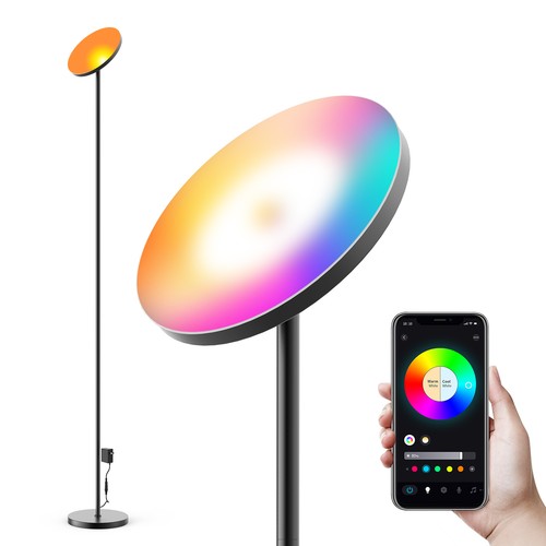 175 cm RGB+CCT vloerlamp - Wifi+Bluetooth