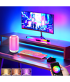 Oplaadbare RGB+CCT LED tafel-/nachtlamp - Bluetooth, Wit, touch dimbaar, IP20 binnen