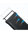 60-80 cm aquariumarmatuur - 18W LED, wit/blauw, verstelbaar
