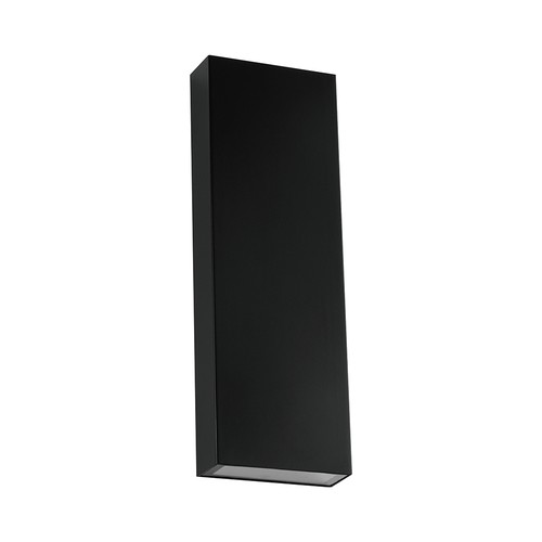 8W LED wandlamp met up/down licht - 140lm/W, IP65, zwart, 4000K, rechthoekig, incl. lichtbron