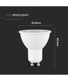 GU10 7,5W LED lamp - 610lm, 38°, Samsung LED chip, warm wit
