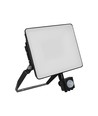 20W LED breedstraler met sensor en fast connector - 120lm/W, IP65, zwart, 5 jaar garantie