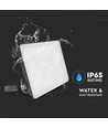20W LED breedstraler met fast connector - 120lm/W, IP65, zwart, 5 jaar garantie, buiten