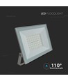 50W LED breedstraler - 94lm/W, IP65, witte rand, koud wit, buiten
