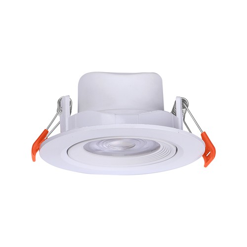 7W Ø8,8cm LED inbouwspot - Zaaggat: Ø6,8 cm, Afmetingen: Ø8,8 cm, CCT - 3 lichtkleuren