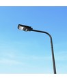 6W Solara LED straatlamp op zonne-energie - 800lm, IP65, 6000K, zwart, buiten