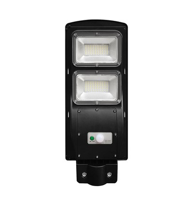 8W Solara LED straatlamp op zonne-energie - 1000lm, IP65, koud wit, bewegingssensor, incl. afstandsbediening en batterij