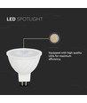 6W MR16 LED spot, 12V - Samsung LED chip, 3000K, 455lm