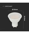 GU10 5W LED spot - Samsung LED chip, 110°, 400lm, 5 jaar garantie