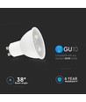 7,5W GU10 LED lamp - 610lm, Samsung LED chip, 38°, warm wit