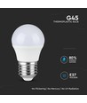 6,5W E27 LED lamp - G45, kunststof, 4000K, 230V
