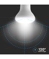 8,5W E27 LED-lamp – 3000K, R63